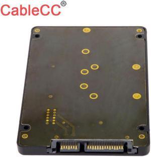 mSATA SSD & Combo M.2 NGFF B-key to SATA 3.0 Adapter Converter Case Enclosure with Switch