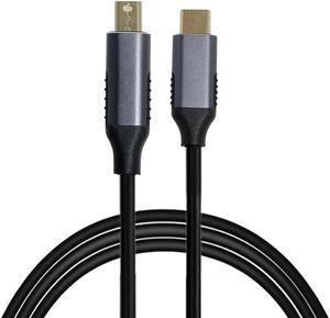 USB 3.1 Type C USB-C Source to Mini DisplayPort DP Displays Male 4K Monitor Cable for Laptop 1.8m