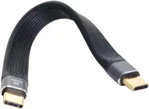 Male to Male for Laptop & Phone 13cm USB 3.1 10Gbps Flat Slim FPC Data Cable Type-C USB-C