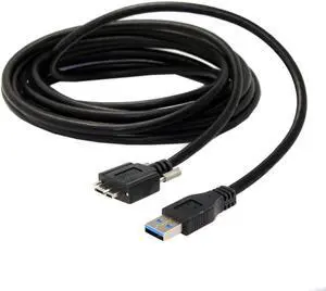 5m USB 3.0 Type A Cable Male to Micro USB 3.0 B Male with Mount Panel Screws for Hard Disk Mobile Phone