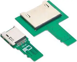 2pcs TF Micro SD Card Male Extender to SD Card Female Extension Adapter PCBA SD/SDHC/SDXC UHS-III UHS-3 UHS-2