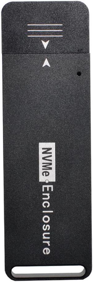 USB 3.1 Gen2 10Gbps to NVME PCI-E M-Key Solid State Drive External Enclosure 2230/2242mm