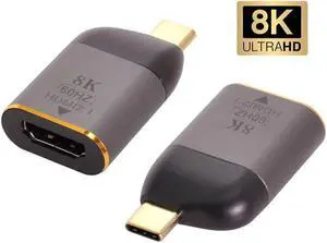 USB4 USB-C Type-C Male Source to HDTV 2.0 Female Display 8K 60HZ UHD 4K HDTV Monitor Adapter