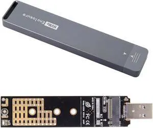 USB 3.0 to NVME M-key M.2 NGFF SSD External PCBA Conveter Adapter RTL9210 Chipset with Case