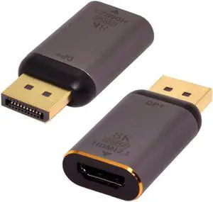 DP DisplayPort 1.4 Source Male to HDTV 2.0 Display 8K 60hz UHD 4K Female Monitor Connector Adapter