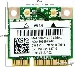 BCM94322HM8L DW1510 BCM94322 Dual Band 300Mbps Mini PCIE WiFi Wireless Network Card 802.11a/b/g/n DW1510 for Mac OS/hackintosh