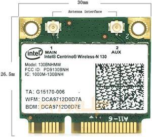 Wlan Wireless-N 130 wifi Bluetooth Adapter Mini PCI-E BT 3.0 802.11n wi-fi card for Intel Centrino 130BNHMW