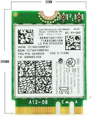 Wireless-N for intel 7260NGW 7260 BN WIFI NGFF NETWORK CARD For Lenovo/Thinkpad L540 X240 T440 T440P T440S FRU 04X6009 04W3830