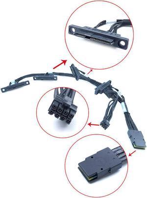 Suitable For Apple 593-0430 / Molex 74562-7201 Hard Drive Power Data Cable Mini SAS to 4 SAS 8482/SATA Data Transfer Cable