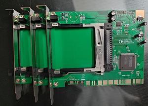 R5C485 PCI to PCMCIA PC Card ATA P2 A2 Card Reader SRAM card P2CB485 Supports 16/32bit CARDBUS functio Ricoh Chip Origian