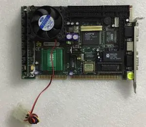 PIA-650DV VER:2.1 100% OK IPC Board  ISA Slot Industrial motherboard Half-Size CPU Card PICMG1.0 with CPU RAM