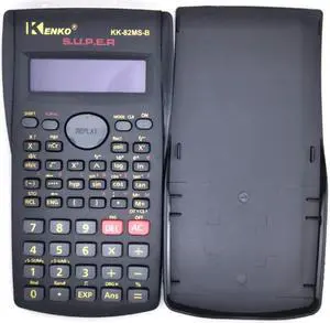 Handheld Student's Scientific Calculator 2 Line Display 82MS/TL Portable Multifunctional Calculator for School Mathematics