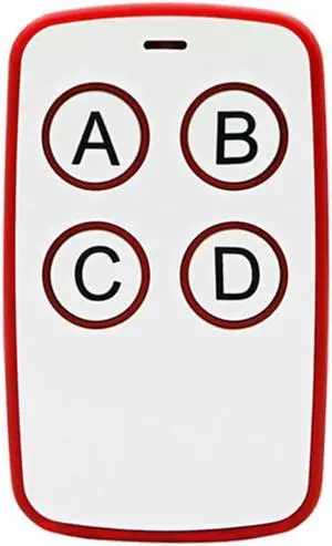 ABCD 4 Keys Keychain 433Mhz Wireless Remote Control Receiver Module RF Transmitter Electric Cloning Gate Garage Door For Home