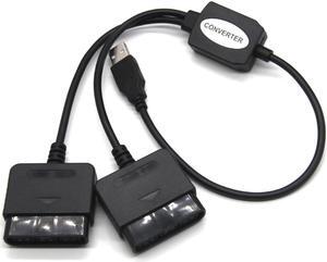 2 in 1 Adapter Converter Without Driver for PS1 PS2 Play Station 2 Joypad GamePad To PS3 PC USB Games Control cable adpater
