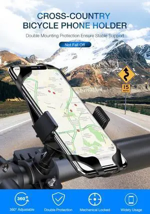 Bike Phone Holder Bicycle Mobile Cellphone Holder Motorcycle Suporte Celular For iPhone Samsung Xiaomi Gps Holder Fiets