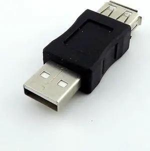 FOR 1Pcs USB 2.0 A Male Plug To USB Female Jack Adapter Converter Connector Gender Change