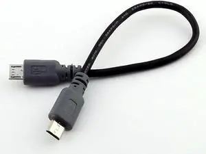 FOR 1pc Micro USB Type B Male To Micro B Male 5 Pin Converter Adapter Lead Data Cable 20cm
