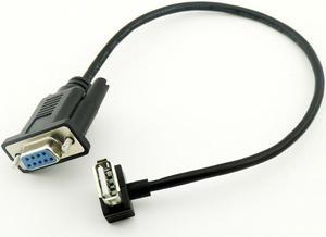 FOR 1pcs RS232 DB9 Female to USB 2.0 A Female Serial Cable Adapter Converter Inch 25cm