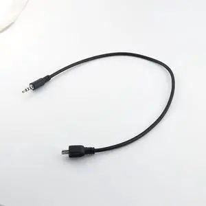 FOR 10pcs Micro USB Male to Stereo 3.5mm Male Car AUX Out Cable 40cm