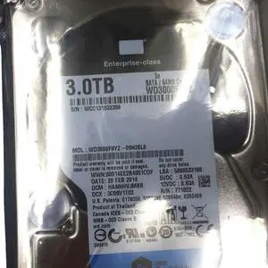 OIAGLH HDD For Brand 3TB 3.5 SATA 6 Gb/s 64MB 7200RPM For Internal HDD For Enterprise Class HDD For WD3000F9YZ