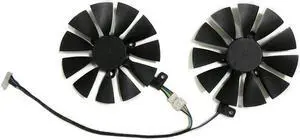 OIAGLH 2Pcs/Set T129215SH 4Pin GPU Card Fan For RTX 2080ti Dual OC Cooling As Replacement