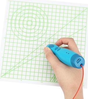 3D Silicon Pen Mat -11.8x8.2 inch with Animal Patterns for 3D Printing Pen  - Blue