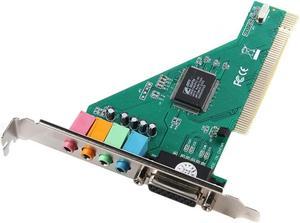 FOR 4 Channel 5.1 Surround 3D PC PCI Sound Audio Card w/Game MIDI Port Sound Card