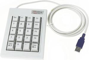 FOR 20 Keys PS/2 USB ESC Key Wired Mechanical Password Finance Number Numberic Keypad Keyboard F1 F2 F3 F4 F5 F6 CLEAR KEY