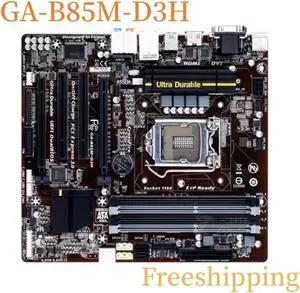 FOR GA-B85M-D3H Motherboard LGA 1150 DDR3 Mainboard