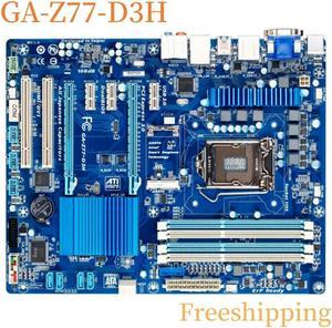 FOR GA-Z77-D3H Motherboard Z77 LGA1155 DDR3 Mainboard