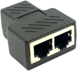 FOR RJ45 8P8C Cat6 Plug To Dual RJ45 Splitter Network Ethernet Patch Cord for Adapter With Shield