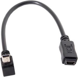 FOR Extension Cable 5p 90d Male Female Mini Usb To Up Direct Angled