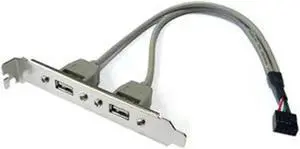 FOR Header Cable Female Table Pci Usb 2.0 A Type With Bracket Crew To Motherboard 9pin