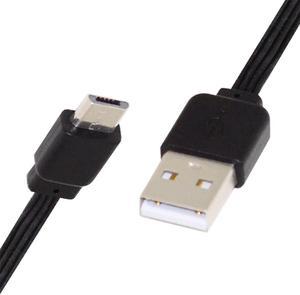 FOR 13cm USB 2.0 Type-A Male to Micro USB Male Male Data Flat Slim FPC Cable for FPV Disk Phone