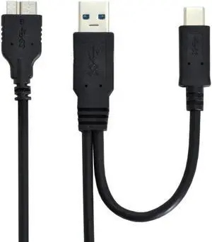 FOR USB-C USB 3.1 Type-C USB3.0 Type-A Host to Micro USB 3.0 Target Data Cable for Disk