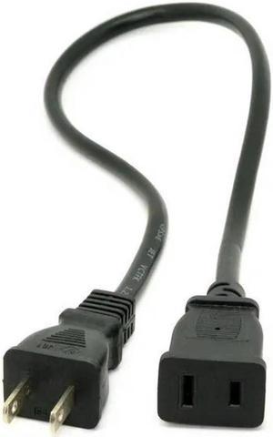 FOR Cable USA Outlet Saver Power Extension Cord Cable 2-prong 2 Outlets for nema 5-15P to nama 5-15R 50cm