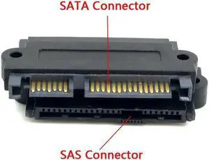 FOR SFF-8482 SAS 22 Pin to 7 Pin + 15 Pin SATA Hard Disk Drive Raid for Adapter with 15 Pin Power Port