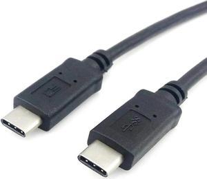 FOR White USB-C USB 3.1 Type C Male Connector to C Male Data Cable 30cm