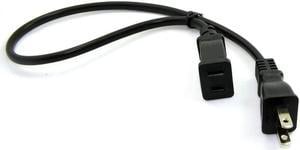 FOR Outlet Saver Cord Cable Power Extension For 50cm 2-prong 2 1-15p To Bema