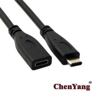 FOR Male to Female USB-C USB 3.1 Type C Extension Data Cable 1m for Laptop Tablet Mobile Phone