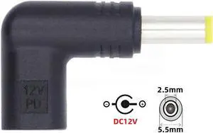 FOR USB 3.1 Type C USB-C Female to DC 12V Plug for Adapter PD Emulator Trigger 90 Degree Angled