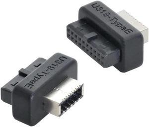 FOR USB 3.1 Front Panel Socket Overmold Header Male Extension for Adapter USB 3.0 20Pin Key-A Type-E to