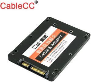 FOR Mini PCI-E mSATA SSD to 2.5 SATA Hard Disk Enclosure Case Converter for Adapter Blacm Color