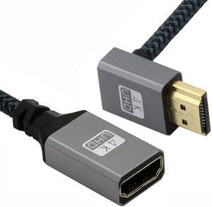 FOR Down Straight UP Angled 90 Degree HDTV 1.4 Type A Support HDTV 4K 60hz 3D Male to A Female Extension Cable