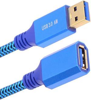 FOR USB 3.0 Cable Extension Blue Sleeve 5Gbps for Disk SSD Camera Data