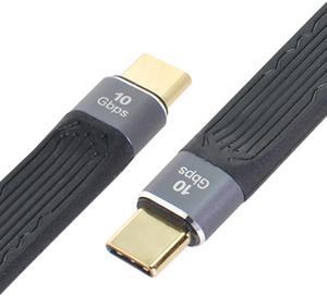 FOR Male to Male Slim FPC Data Cable Type-C USB-C USB 3.1 10Gbps Flat for Laptop Phone 13cm