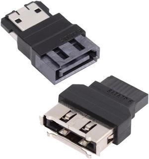 FOR ESATA to SATA SATA 7Pin Male to ESATA Female External for Adapter Extender for SSD Disk 2pcs/lot