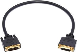 FOR DVI-D Dual Link DVI 24+1 Male to Female Extension Cable Digital Video for Monitor Graphics Card 50cm