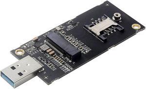 FOR For 3G/4G/5G LTE Module Modem Card NGFF M.2 Key-B WWAN to USB 3.0 for Adapter Riser Card w SIM Slot