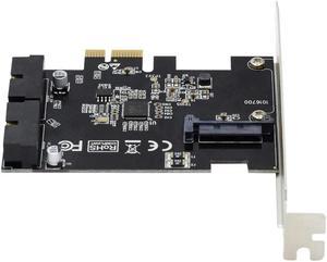 FOR USB 3.0 to PCI-E 1X Express Card VL805 Front Panel Header 5Gbps 19Pin 20Pin for Adapter for Desktop Computer Motherboard